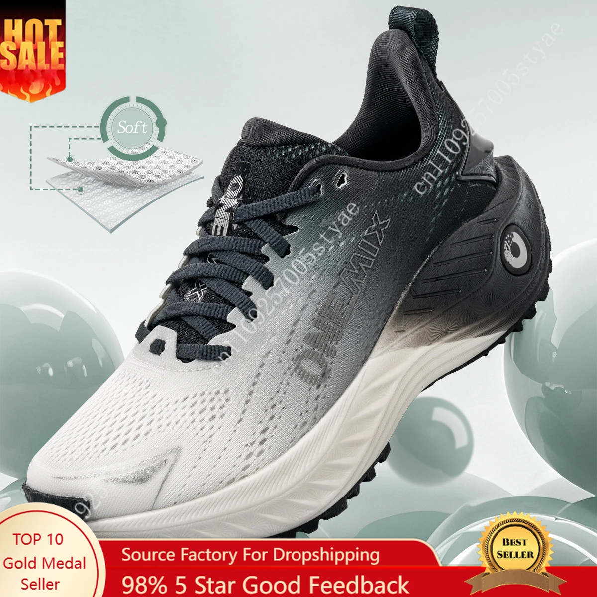 ONEMIX Running Shoes Men Women Breathable Summer Jogging Shoe Lightweight  Gym Casual Shoe Outdoor Male Cushion Sports Shoes