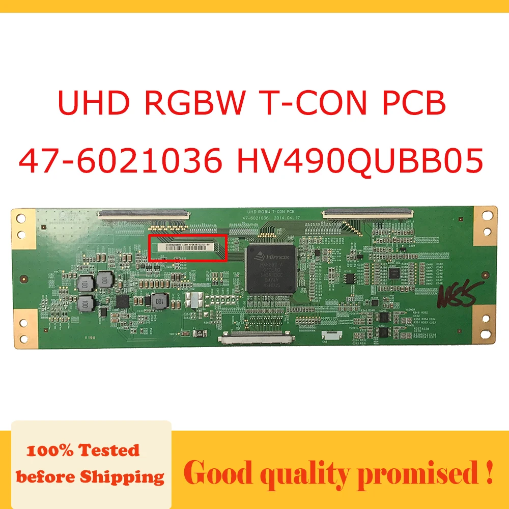 

UHD RGBW T-CON PCB 47-6021036 HV490QUBB05 T Con Board Display Card for TV Equipment for Business Logic Board Placa Tcom