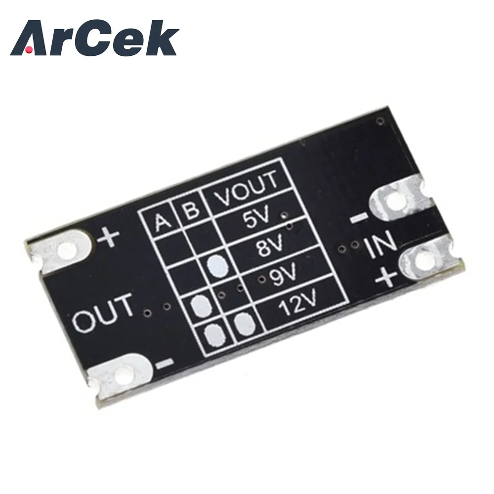 1.5A Multi-function Mini Boost Module Step Up Board 5V 8V 9V 12V LED Indicator Diy Voltage Module 3.7V Lithium Battery Boost