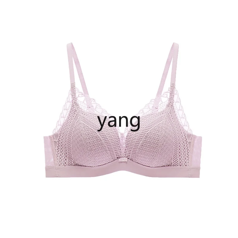 

LMM rimless lace underwear women gather small breasts bra