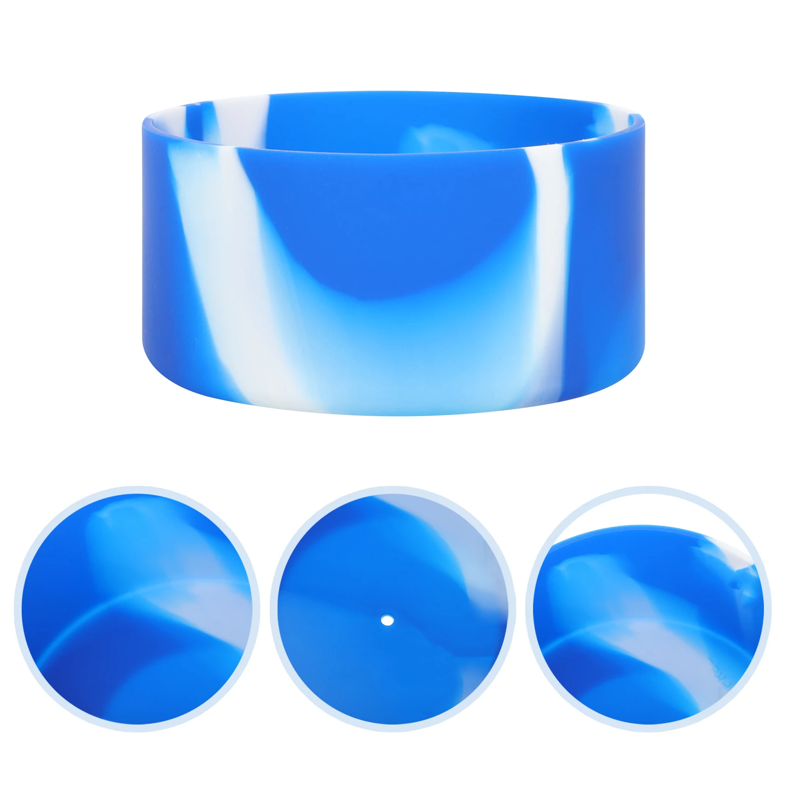 

Silicone Bottle Boot Cup Cover Heat Insulated Non Glass Bottom Protector Water Bottle Nonslip Cover Camping Hiking Home
