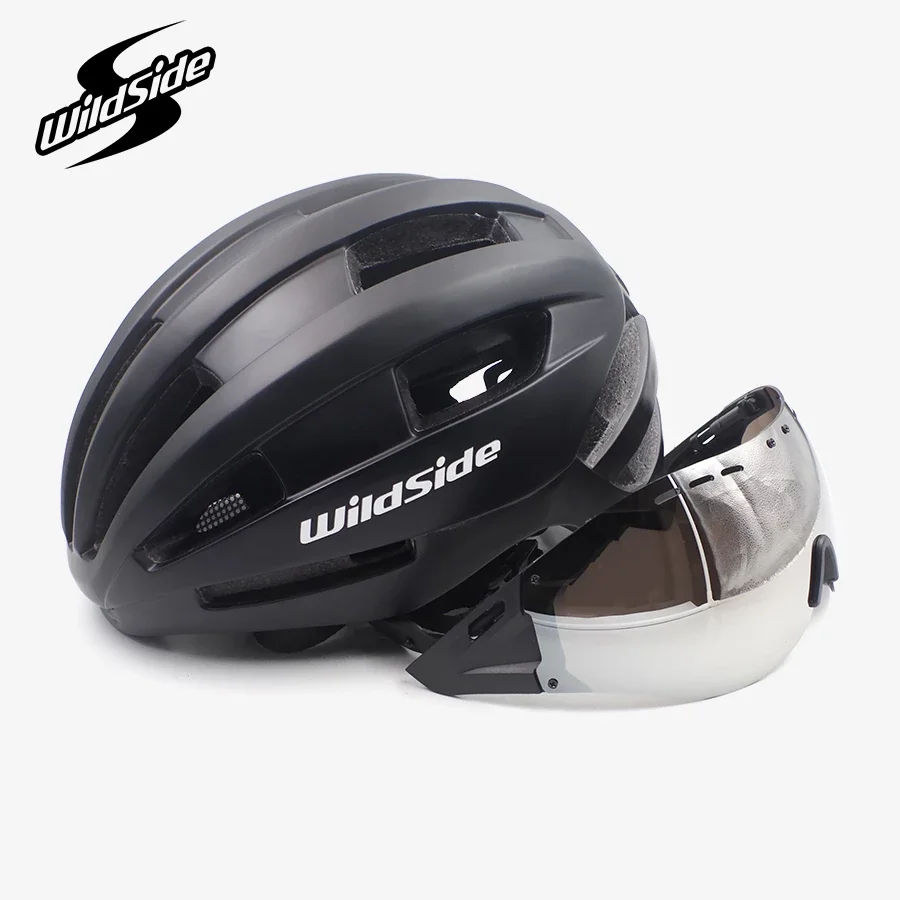 Wildside Capacete Ciclismo Mtb  Road Bike Helmet AND Man Cycling Glasses Bicycle Accessories Multi-color Optional