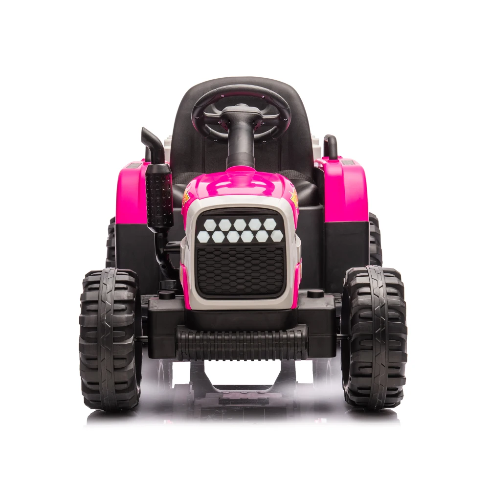 トラクターUTV 24Vバッテリー駆動電動トラクター2WD電動カー（子供用）3段階速度調整可能（3歳以上）