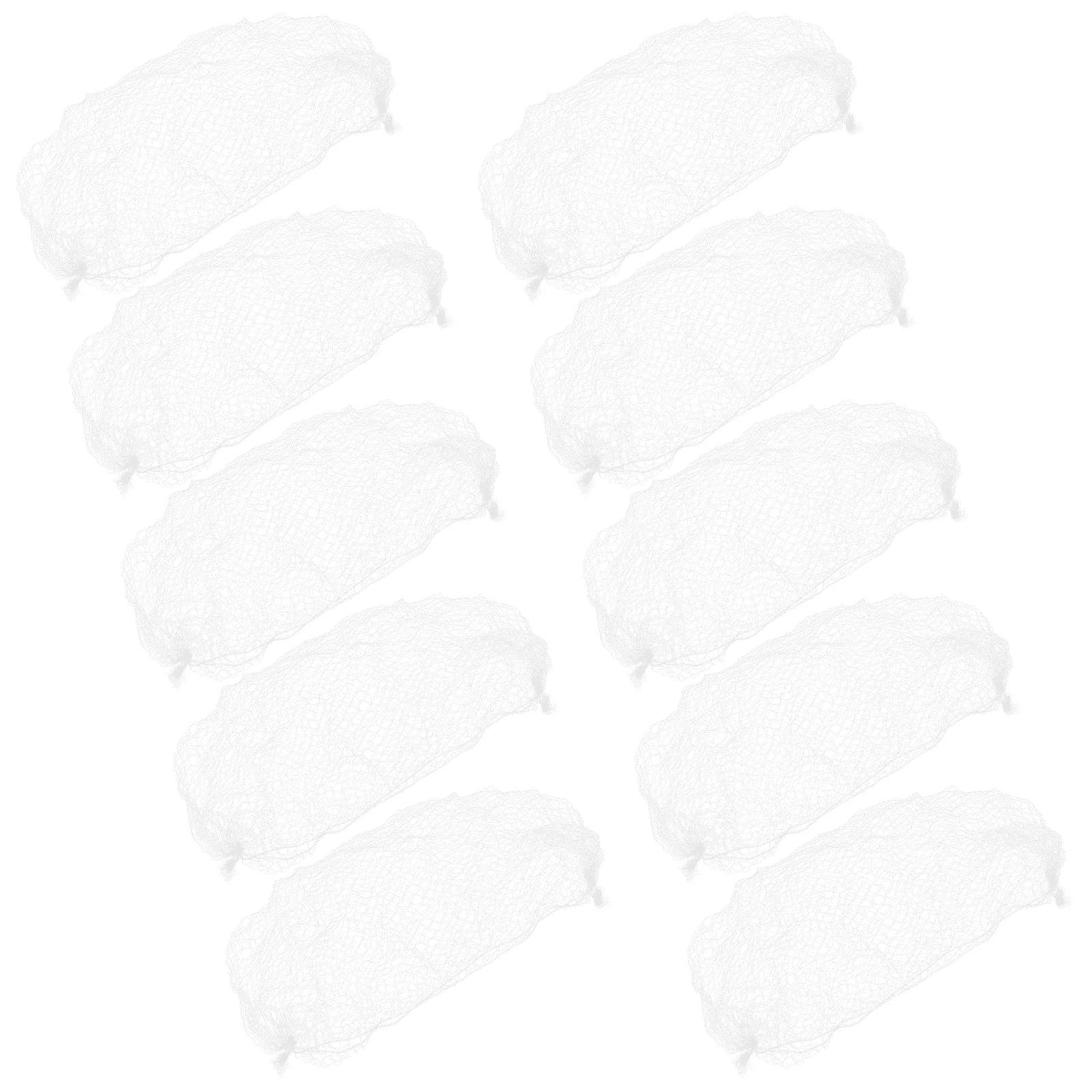 

10 Pcs Invisible Hairnet Nets Ballet for Women to Sleep Bun Polyester Curls Miss