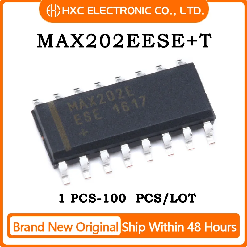 5PCS/10PCS/50PCS/100PCS 100% New IC MAX202EESE MAX202EESE+T SOP16 CHIP