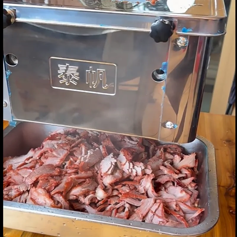Commercial Kitchen Equipment Meat Slicer Fruit and Vegetable Cutter High Efficiency Meat Cutting Machine