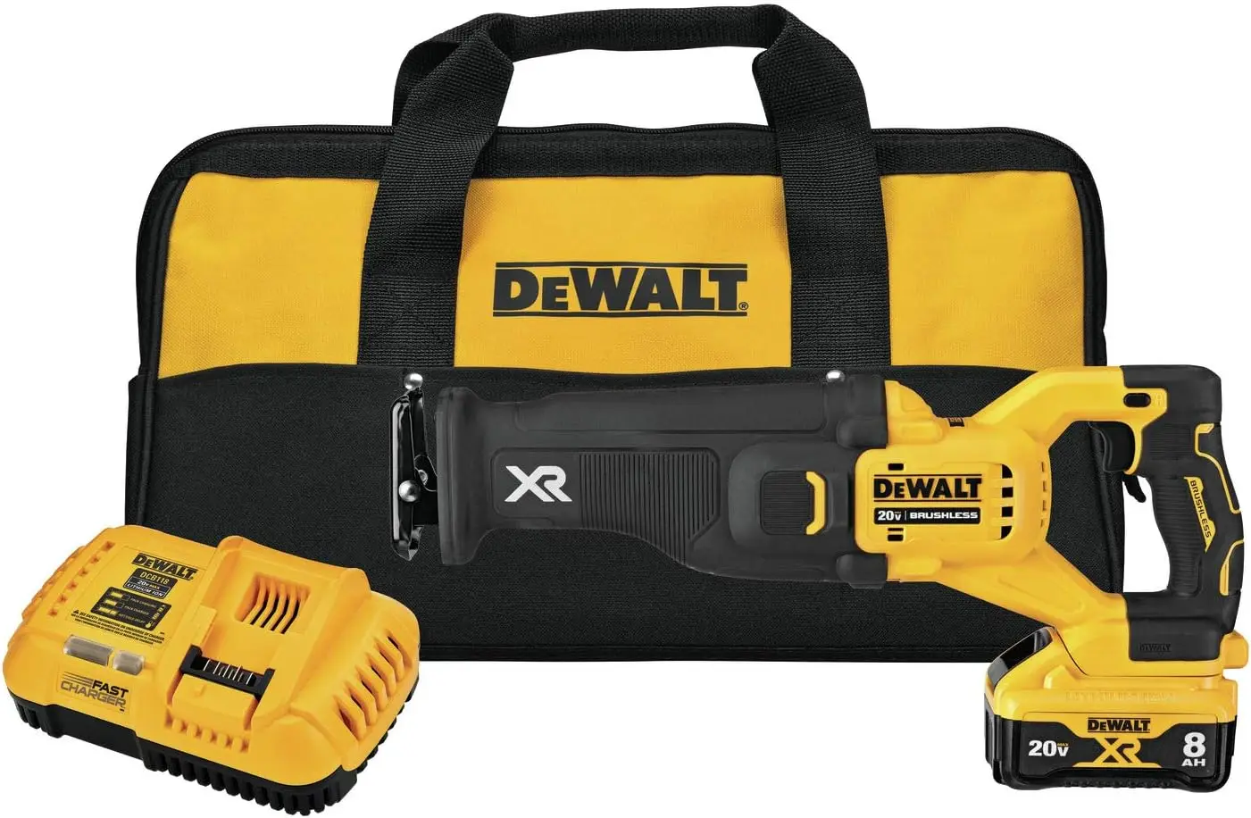 

DEWALT 20V MAX* XR Reciprocating Saw Kit, Power Detect Tool Technology (DCS368W1)