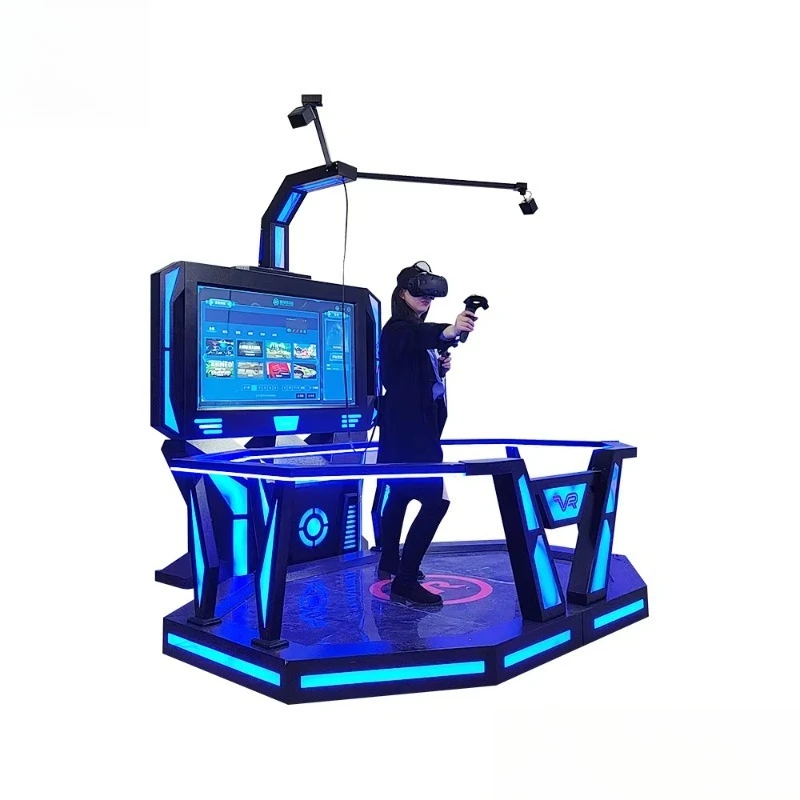 FL Wholesale Second Hand Single Player Simulation Standing VR Space Walking Platform VR Simulator Customized