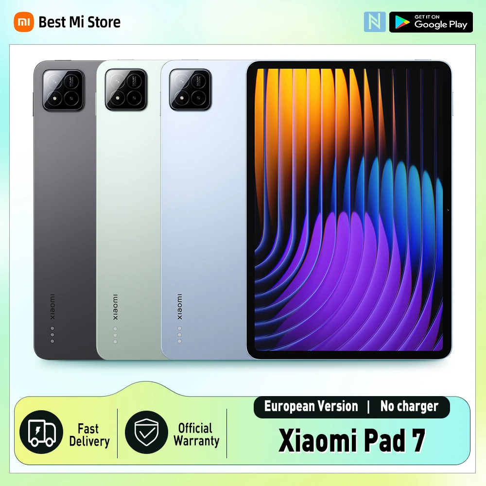Xiaomi Pad 7 versión Global Mi Tablet Snapdragon 7+ Gen 3 11,2 "3,2 K 144Hz pantalla Adreno GPU 45W Turbo carga 8850mAh