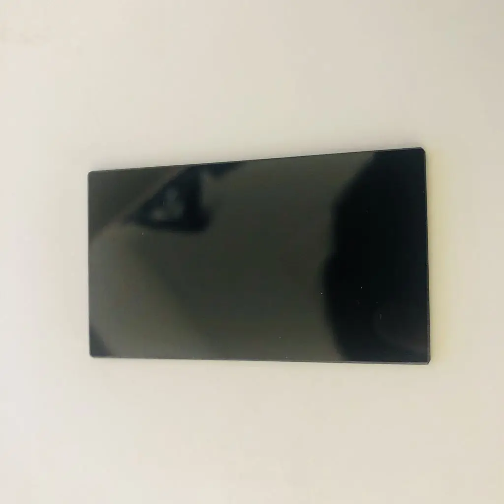 5 pezzi dimensioni totali 34.5x59.8x2mm 315nm passaggio luce UV vetro filtro nero ZWB1