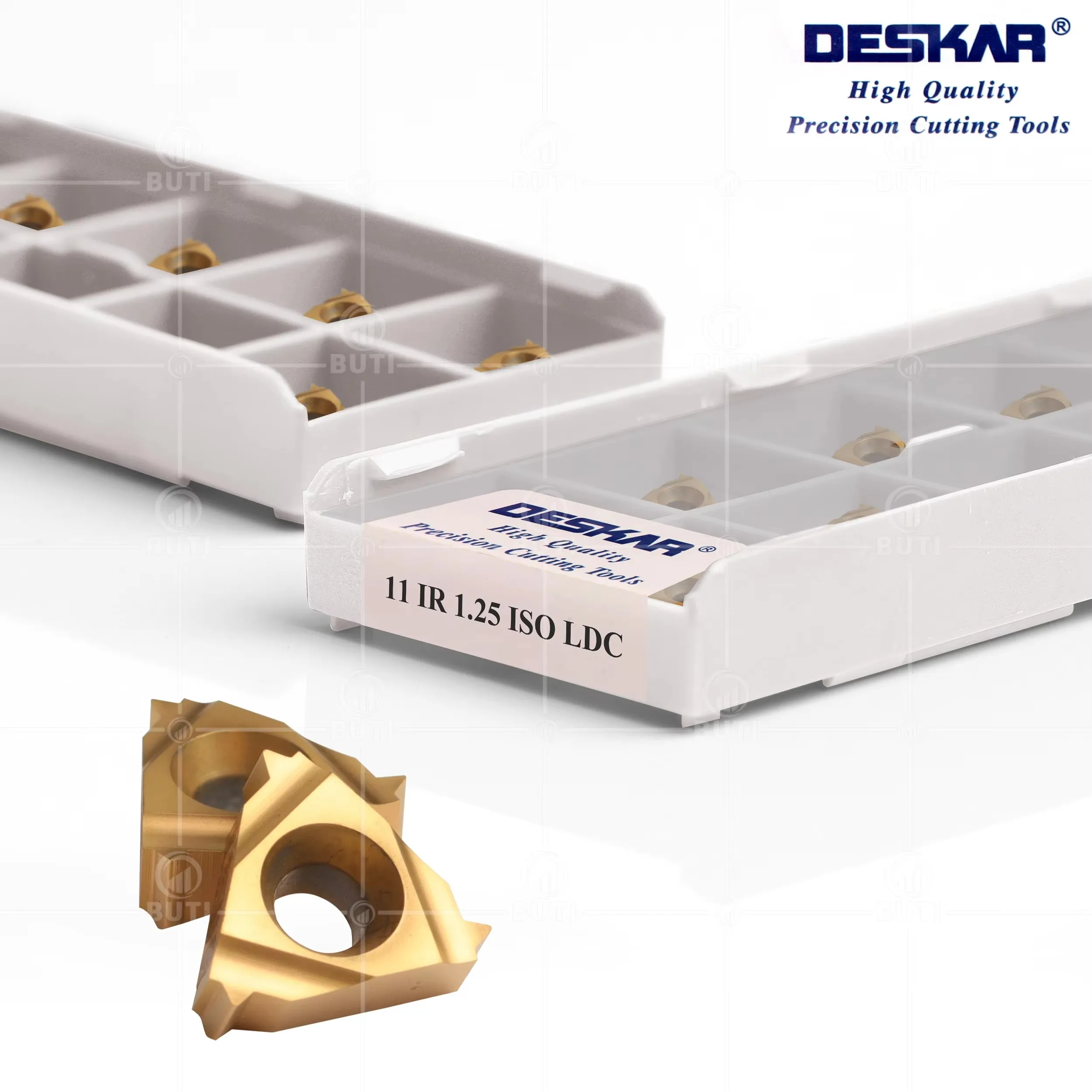 DESKAR 100% Original 11IR/ER 0.75 1.0 1.5 2.0 2.5 LDC Threaded blades CNC lathe Tool Carbide Turning Inserts 11IR Thread Cutting