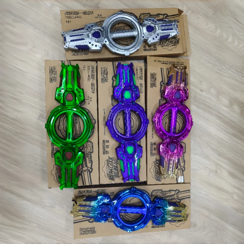 

Generic Double Ended Retractable Double Edged Lightsaber Light Up Toy Multiple Lighting Styles Cosplay Prop Kids Birthday Gift