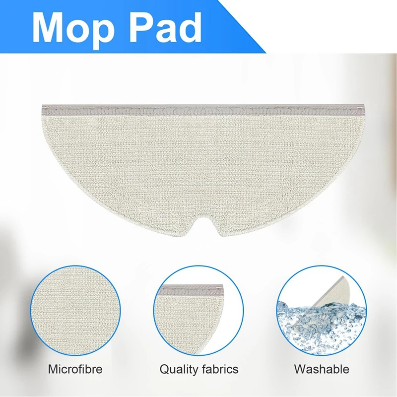 ชุดอุปกรณ์เสริมสำหรับเครื่องดูดฝุ่นหุ่นยนต์ Dreame D9/D9สูงสุด/L10 Pro, แปรงลูกกลิ้ง, ตัวกรอง, แผ่นซับ, แปรงด้านข้าง