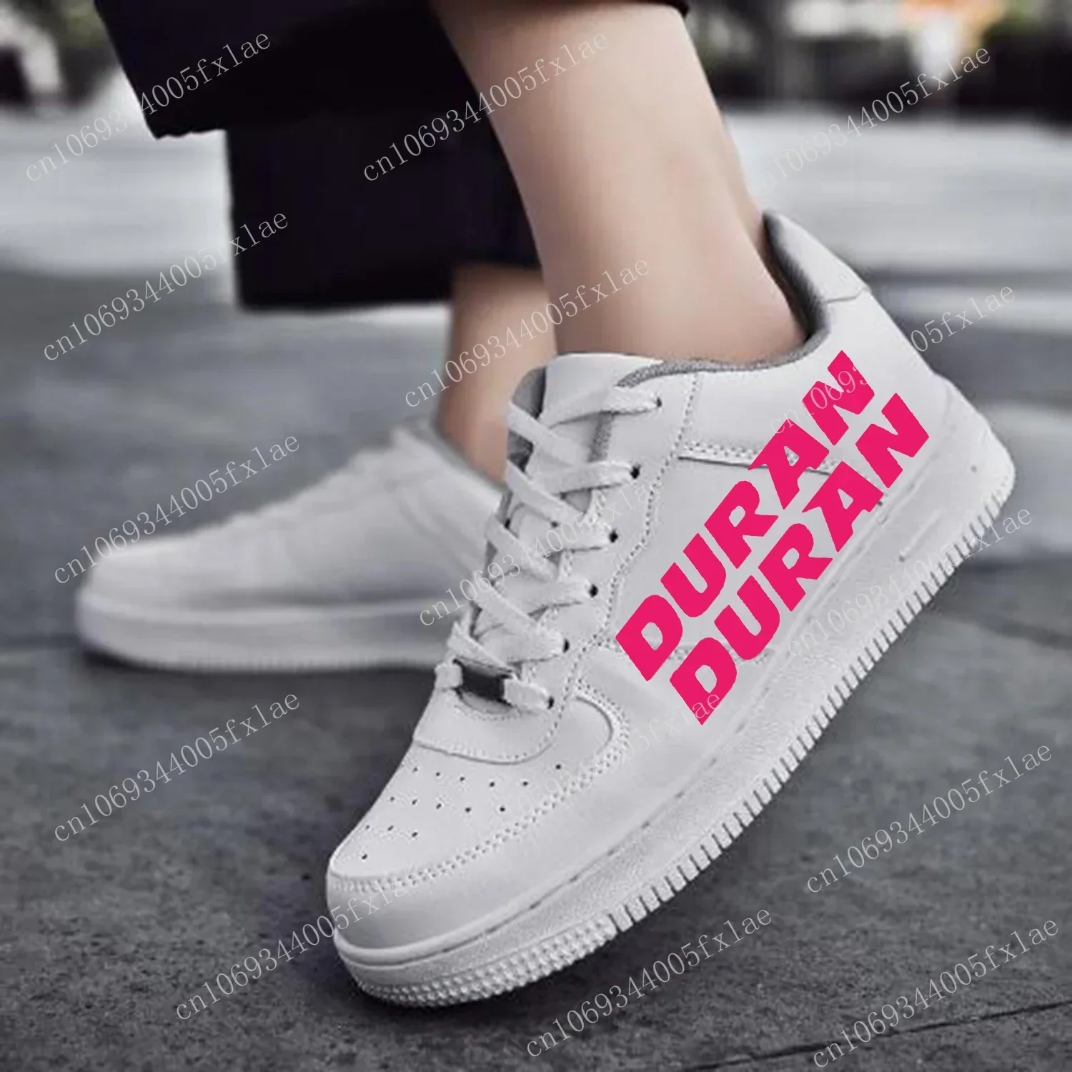 Duran Duran AF Basketball Mens Womens Sports Running High Quality Flats Force Sneakers Lace Up Mesh Customized Made Shoe White