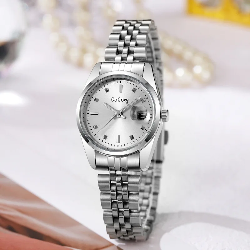 

Top Brand Luxury Women Rhinestone Watch Stainless Steel Calendar Wrist Watch Ladies Business Clock Relogio Feminino Dropshipping