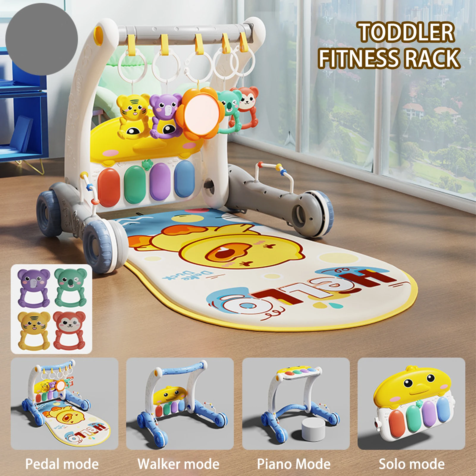 

Musical Activity Gym Rack Play Mat Kid Rug Puzzle Mat Carpet Piano Keyboard Playmat Crawling Game Pad Toy Gift