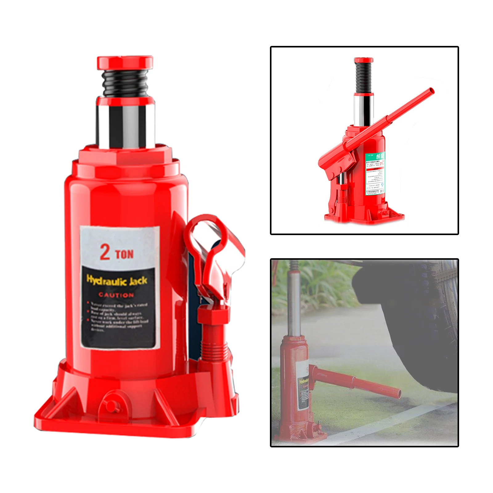 Portable Automotive Jack Small Jack Hydraulic Jacks for Car Trunk Portable Vertical Hydraulic Car Small Jack Alloy Steel