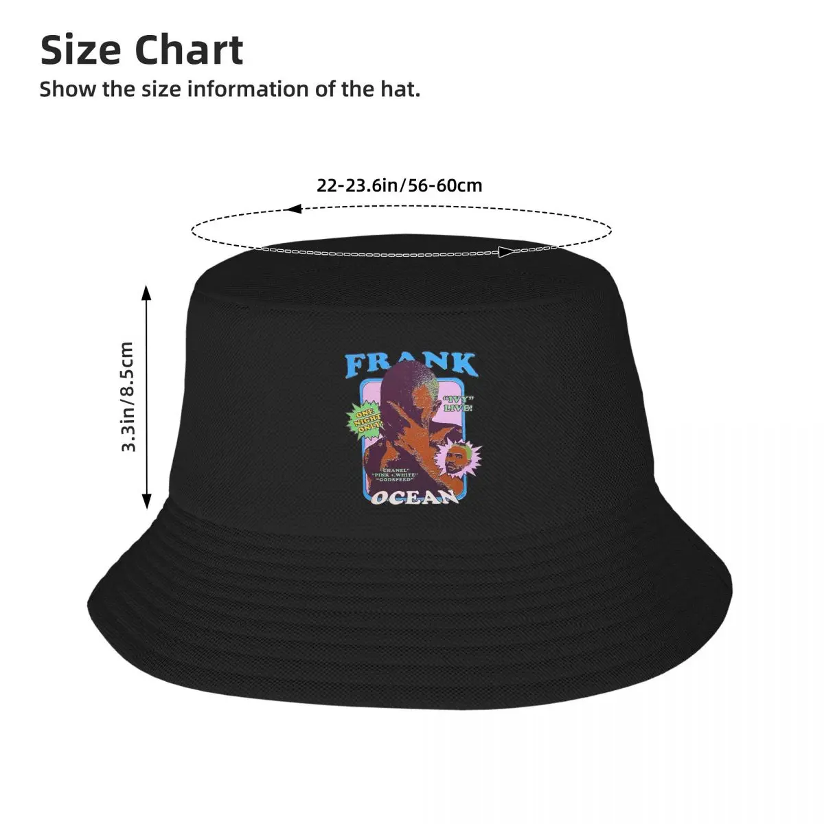 Frank Ocean Vintage Retro Aesthetic Inspired Bucket Hat Panama For Kids Bob Hats Hip Hop Fisherman Hats Fishing Unisex Caps