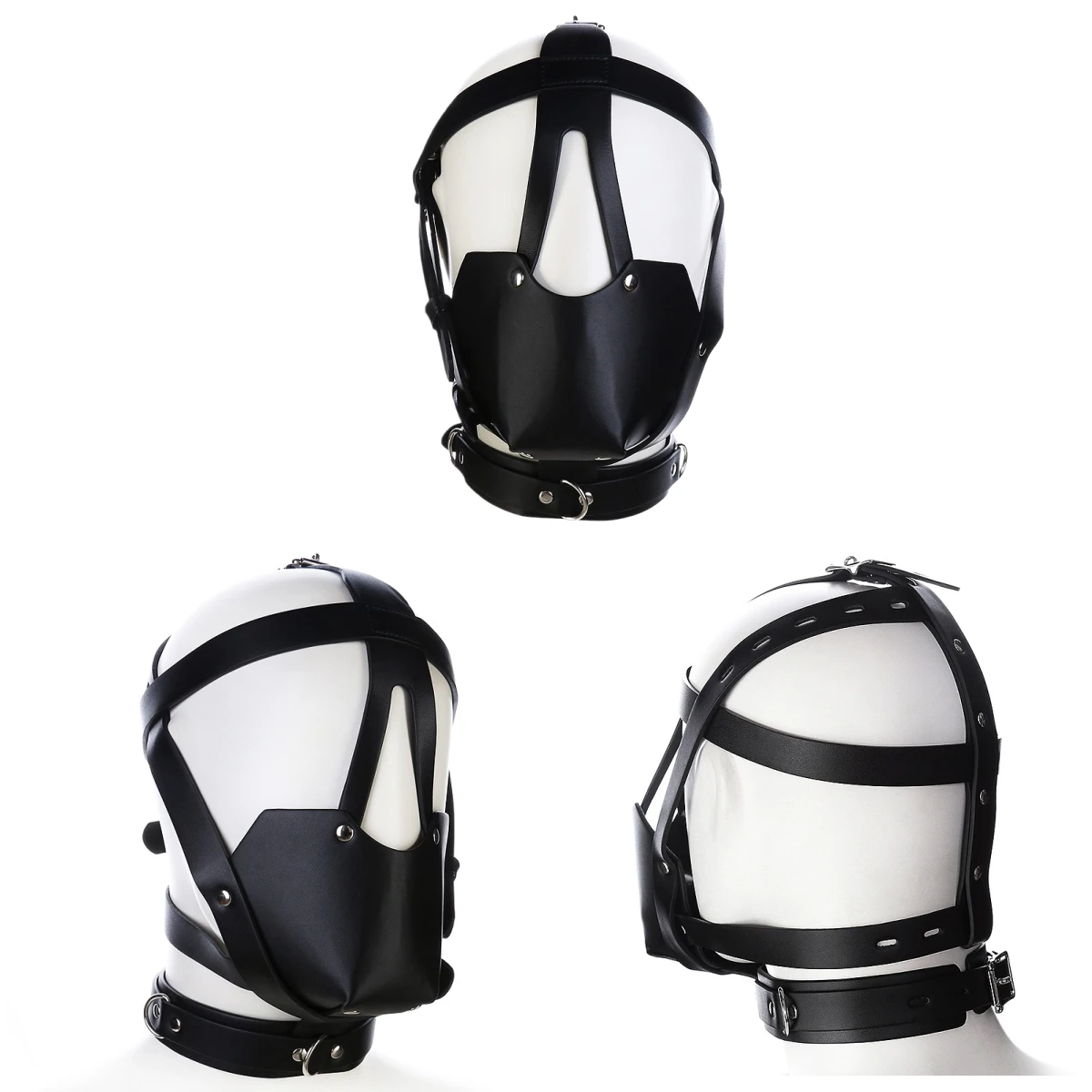 

Головной убор из искусственной кожи, сексуальная кожаная маска, декоративная шляпа, маска, подходит для Хэллоуина, вечеринки, сценического костюма, реквизит для косплея