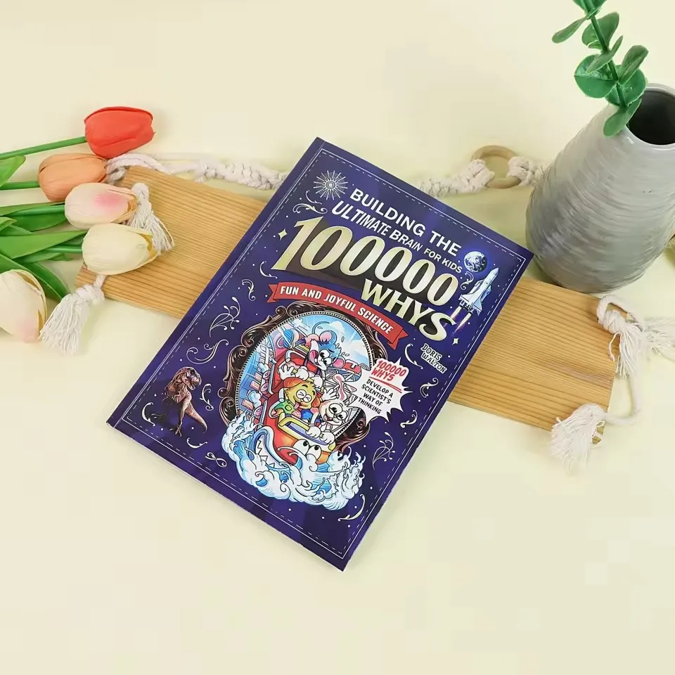 100000 почему-поповторений: Как построить идеальный мозг для детей. Английская версия. Занимательная научно-популярная книга-мультфильм для раннего развития детей. STEM-обучение.