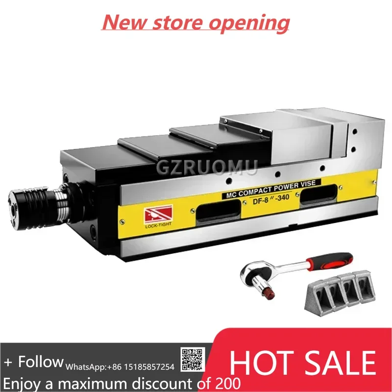 DYV 6 بوصة الدقة ضغط الزيت ملزمة 300 مللي متر مقاعد البدلاء نائب MC كماشة الفك المسطحة الهيدروليكية لمختلف مركز التصنيع باستخدام الحاسب الآلي #1