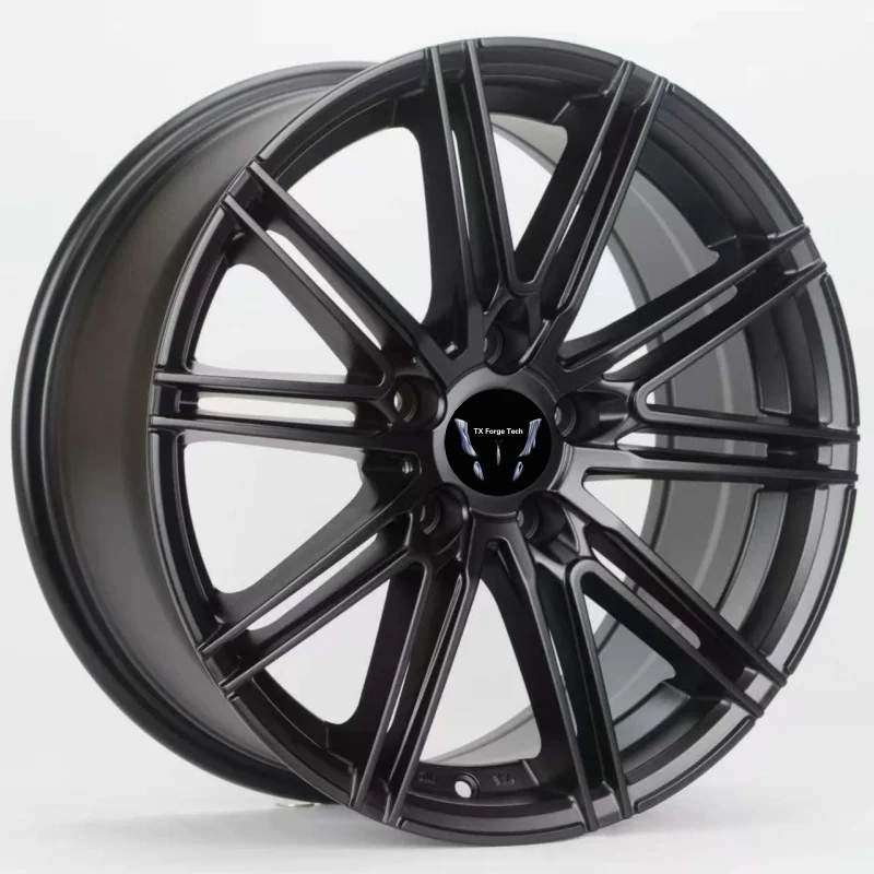Factory Wholesale Custom Size 19 Inch Off-Road Deep Dish Alloy Casting Wheel Rims New Passenger Aluminium Wheels with 35mm 40mm
