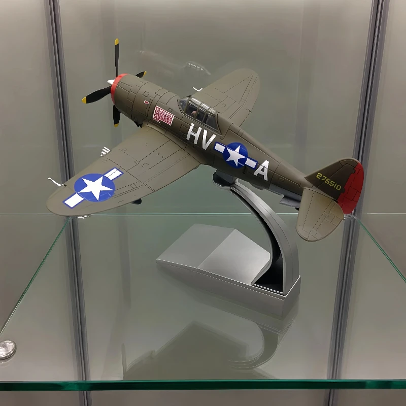

Nsmodel1 US P-47 Thunderbolt Fighter Alloy Aircraft Model Finished Military Airplane For Aviation Enthusiasts Collection Display