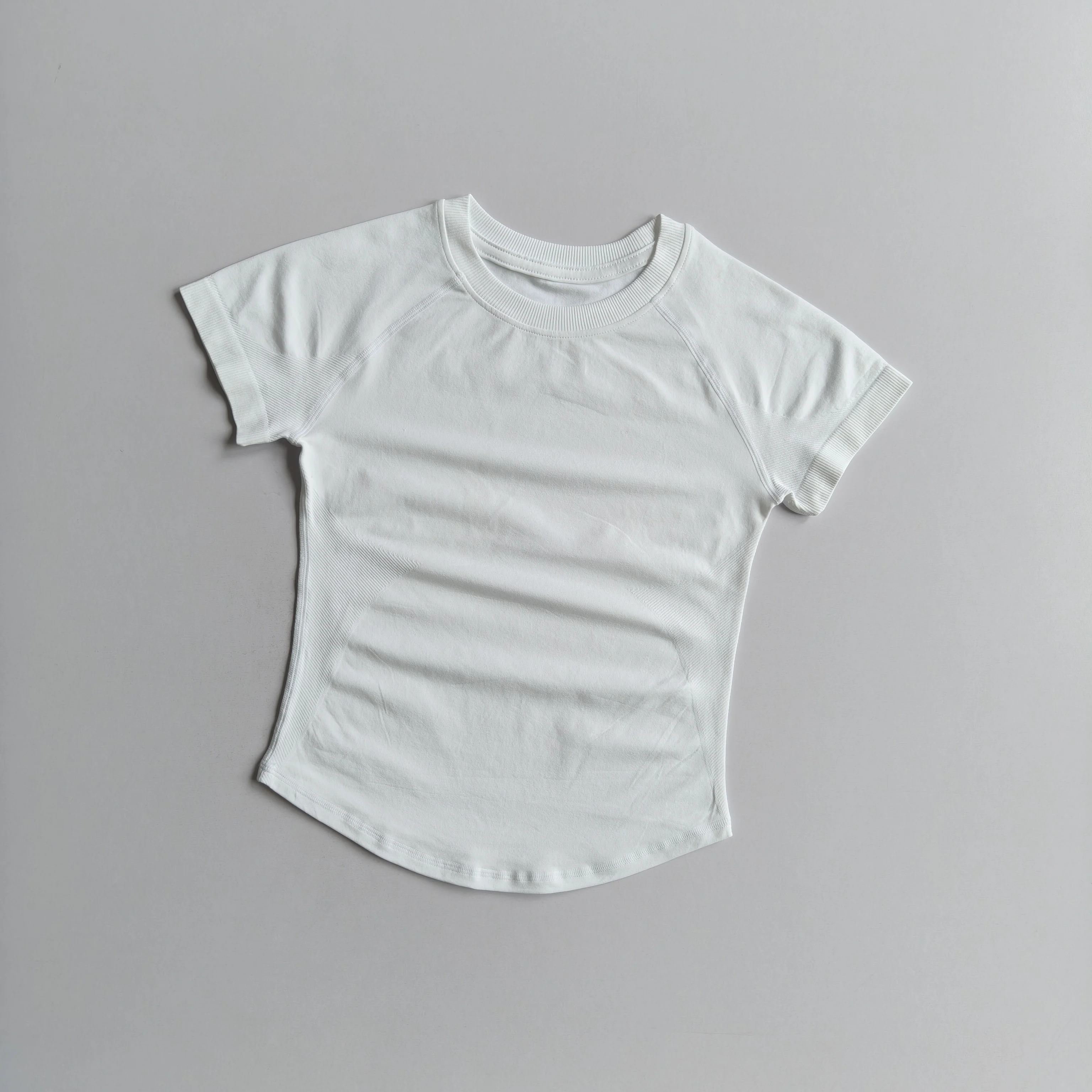 Damen Schnelltrocknendes Nahtloses Fitness-T-Shirt Outdoor-Sportbekleidung Yoga-Lauf-Workout-Oberteil Damen-Sportbekleidung Trainings-Gym-Kleidung – Detail 12