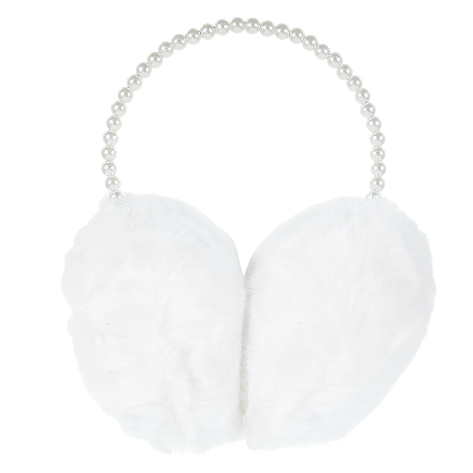 لؤلؤة غطاء للأذنين النساء إفشل الأذن الدافئة الأذن دفئا الأذن دفئا فريد رائعة أغطية الرأس #2