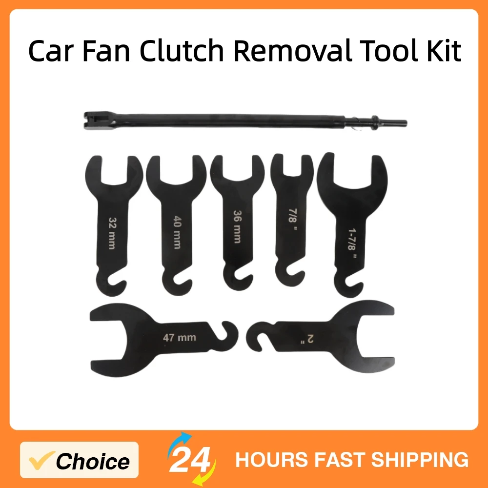 

8PCS Pneumatic Fan Clutch Wrench with Blow Molded Box For SUVs Trucks Ford GM Chrysler Jeep Car Removal Installer Tool Kit