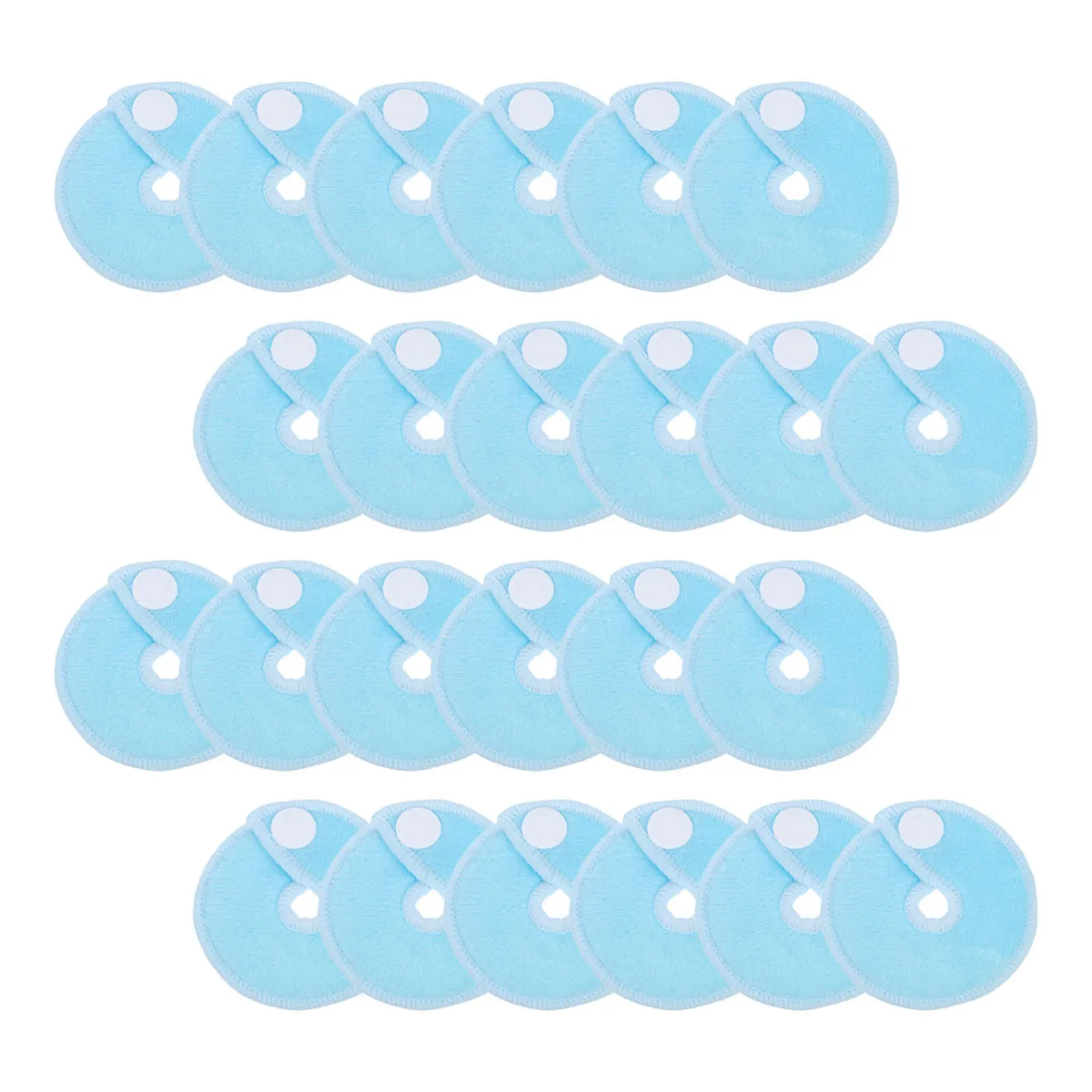 

24Pcs G Tube Feeding Pads Bamboo Fiber Tube Cushion Soft Comfortable Reusable Breastfeeding Pads Cotton Safe Supplies for Babies