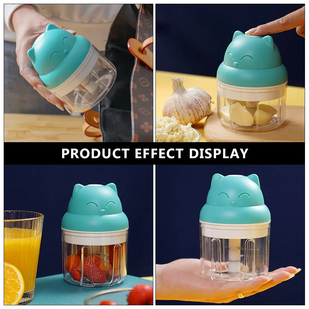 1Pcs Electric Household Baby Food Processor Mini Garlic Ginger Crusher Meat Mincer Multi-Functional Vegetable Cutter Efficient