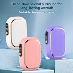 Hot New Hand Warmer Power Bank 2in1 USB Rechargeable Winter Mini Hand Warmer Electric Heater Pocket Warmer Winter Christmas Gift