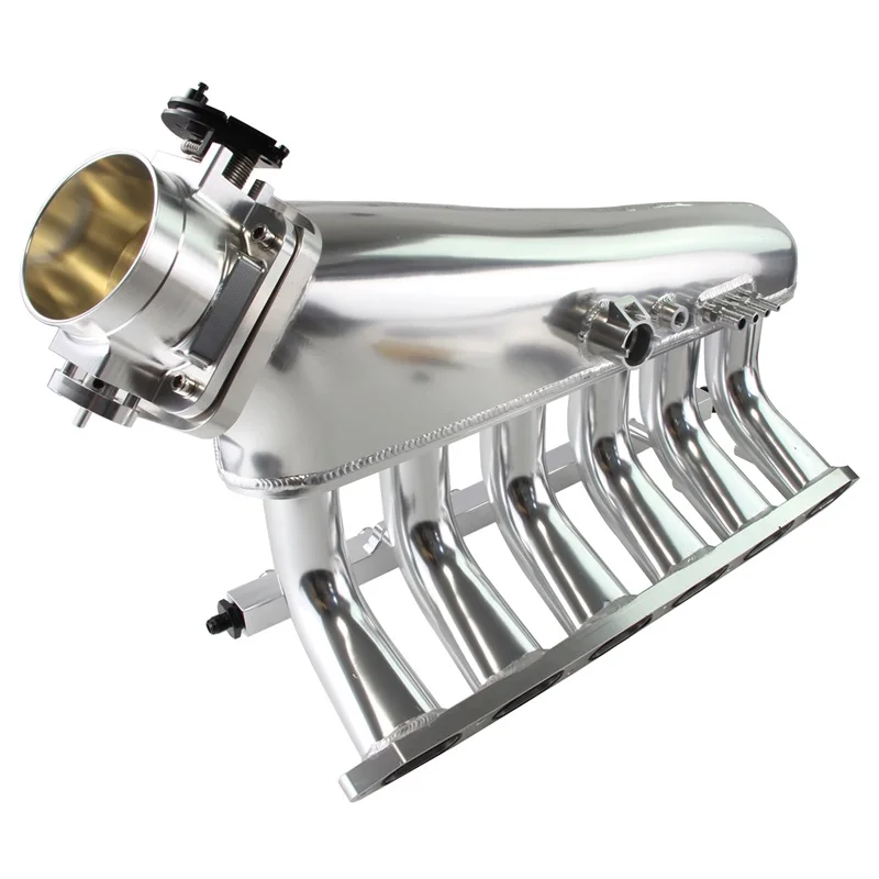 Billet Intake Manifold w/ Fuel Rail+Throttle Body Fits For BMW E36 E46 325i 328i  Black/Silver