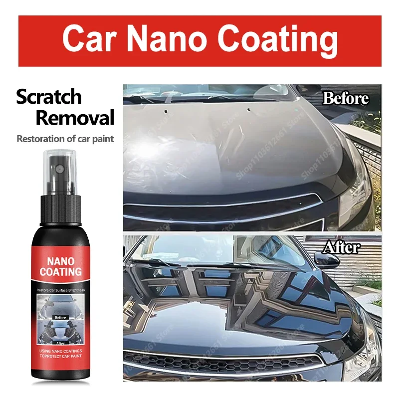 

Комплект автомобильного нанокерамического покрытия — универсальная профессиональная красота автомобиля, глянцевая защита для ремонта автомобильной краски, длительный блеск