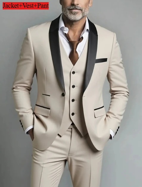 3PCS Beige