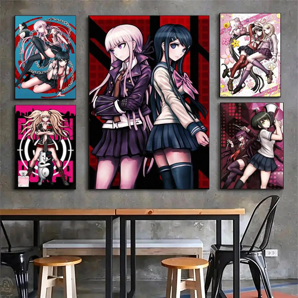 game Danganronpa Poster Poster HD Printing Vintage Luxe Home Decor Wall Art for the Living Rooms Entryways Gift