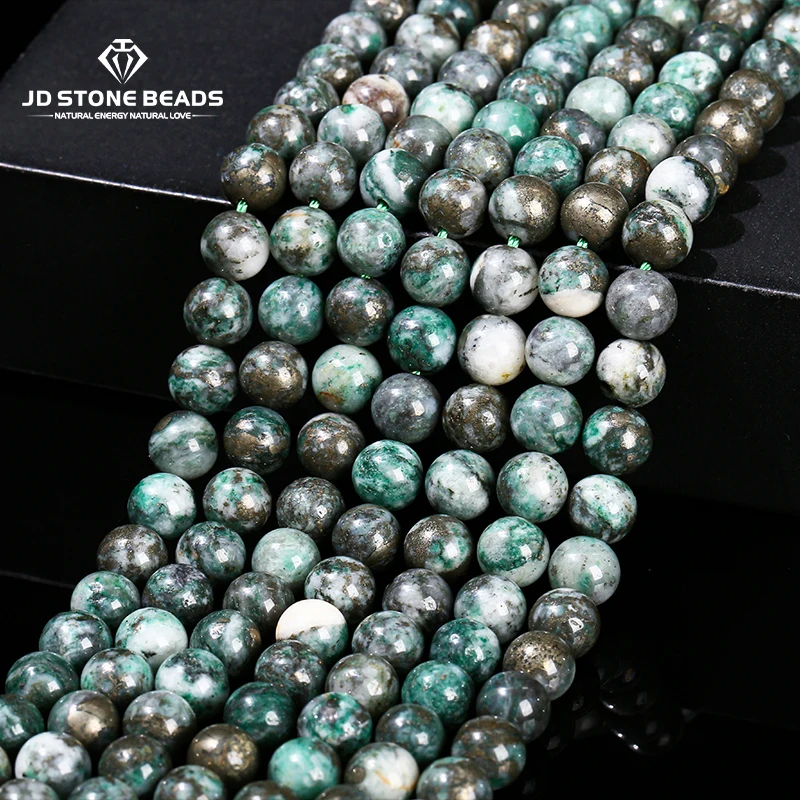 

6 8 10mm Natural Siderite Beads Round Loose Spacer Ore Bead For Jewelry Making Diy Necklace Bracelet Accessory 15" Inch