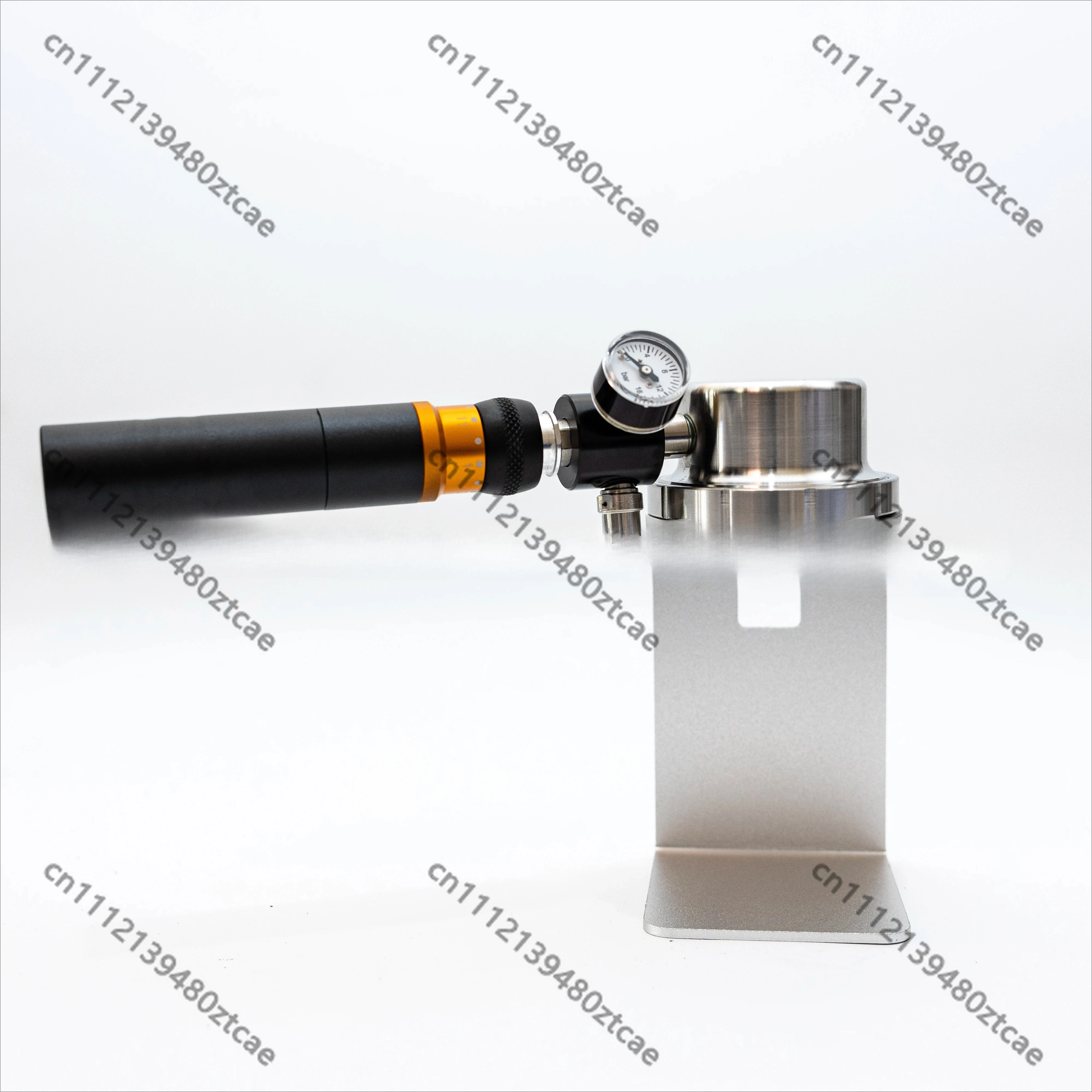 Portable Pneumatic Coffee Machine Mini Pot with Pressure Reducing Valve Handle Outdoor Travel Handheld Coffee Making Tool