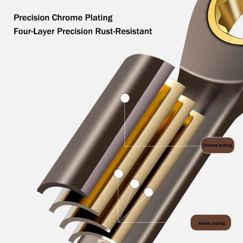 28GF Ergonomic Double Head Wrench Heavy Duty Spanner Tightening & Loosening for Car Repair Tools Metric Hand Tool