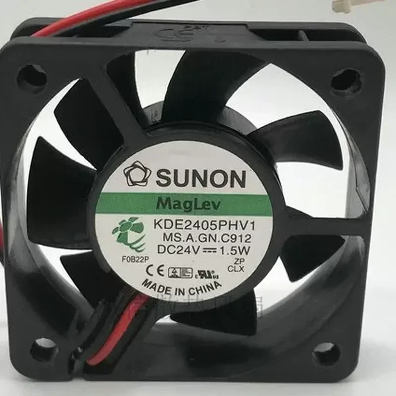 Original SUNON KDE2405PHV1 24V 1.5W 50mm Inverter Cooling Fan for Electronics Enclosures
