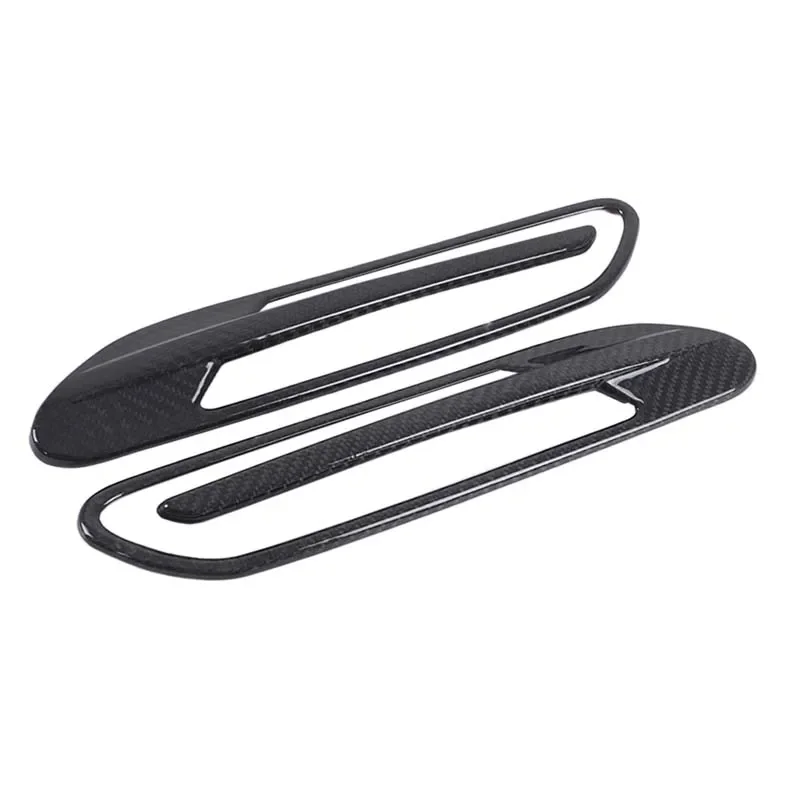 

Real Carbon Fiber For Mercedes-Benz AMG (GT50/GT63) Car styling car air outlet fender decorative cover sticker Car accessories