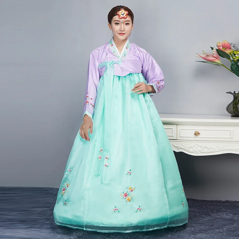 New Year Korean Traditional Korean Hanbok Female Palace Korean Hanbok Dress Ethnic Minority Dance Stage Costume