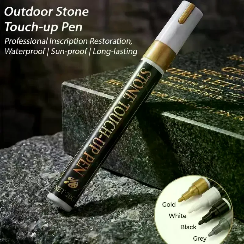 Durable Ink Tombstone Marker Pen Weatherproof for Permanent Gravestone Inscriptions