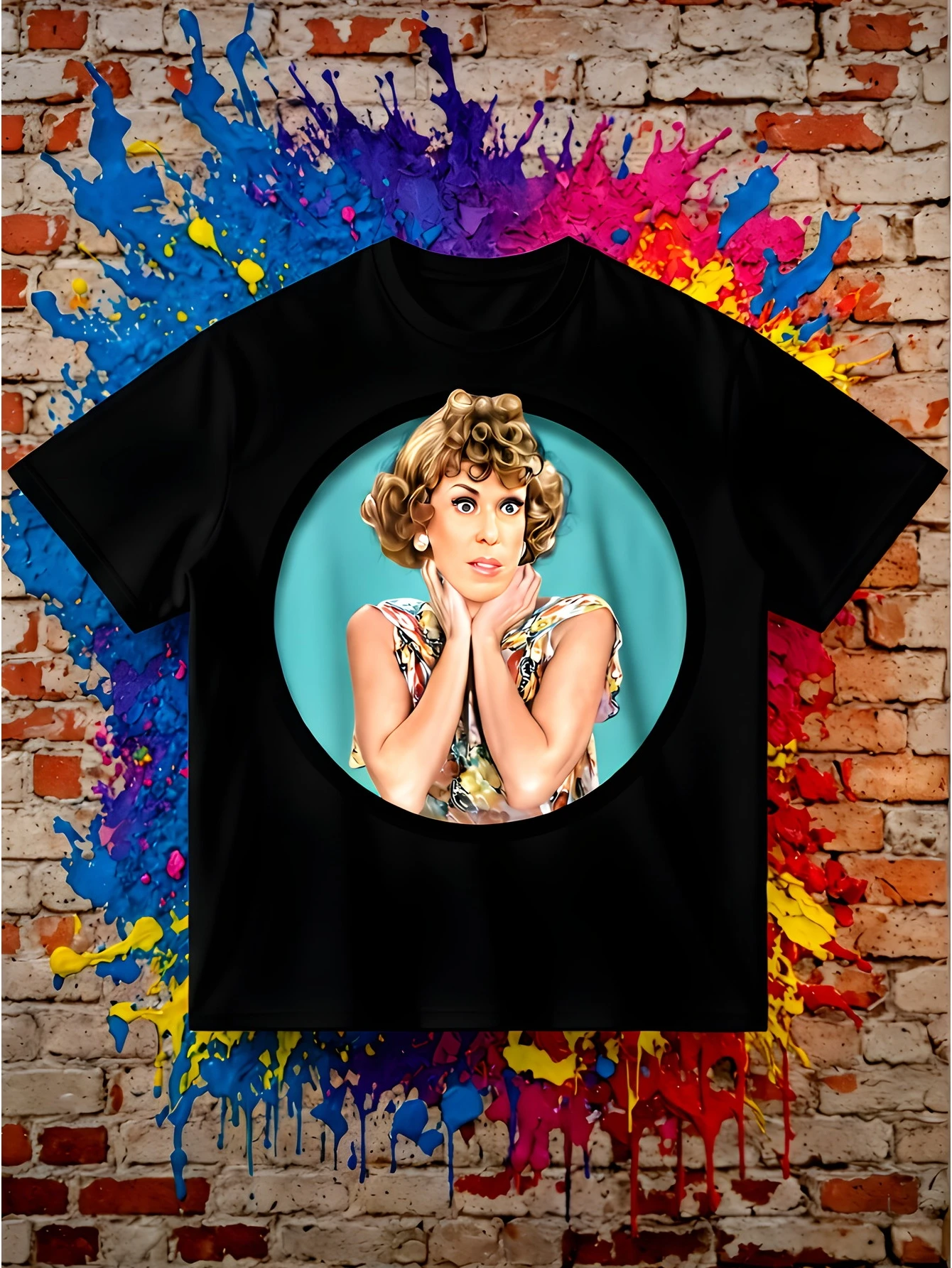 Male and Female Carol Burnett Younis Family T-shirt - Retro Classic TV Show, Soft Neutral T-shirt, Suitable for Fans