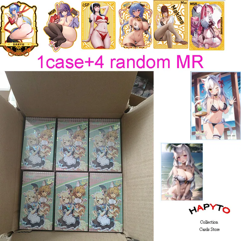 Goddess Story Cards Fashionable Card Animal Ear Girl Cards Booster Box Gojo Satoru Nanami Sukuna Hobby Chrismas Gift