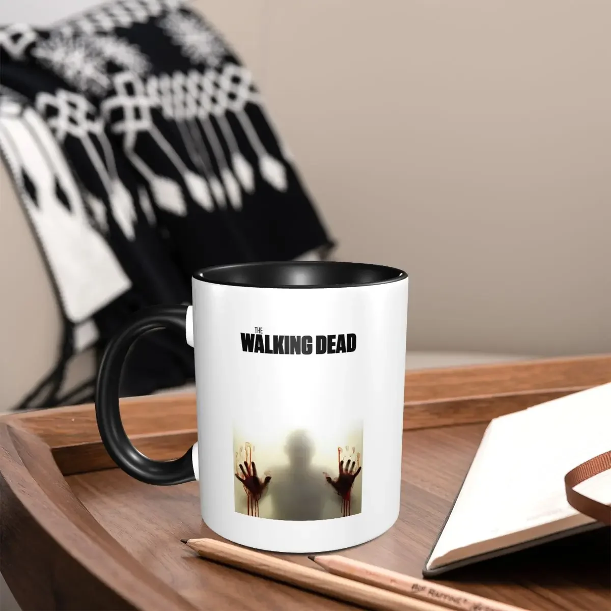 The Walking Dead Zombie Head Mug Funny Ceramic Coffee Cups Tea Mugs Milk Cup Drinkware Gifts for Woman Man