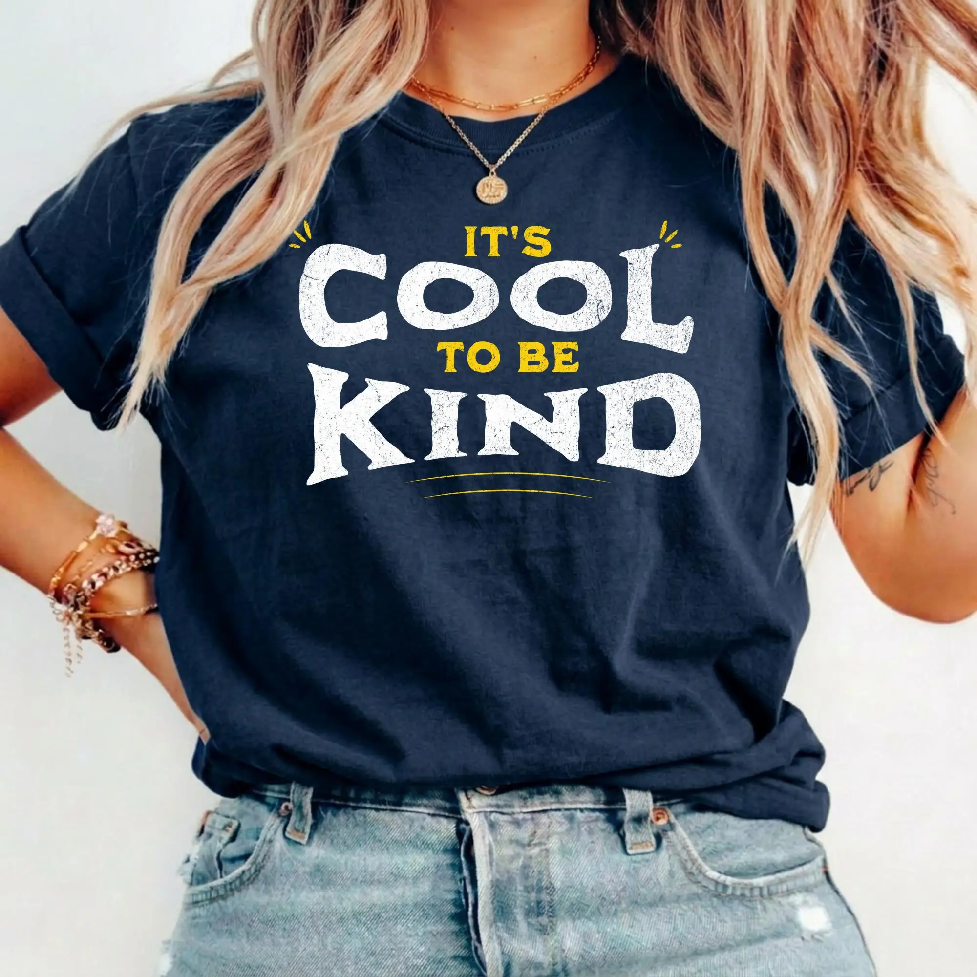 Friendly Companion T-shirt | Expressing Kindness T-shirt | Positive Energy T-shirt | Daily Wear Casual Fashion