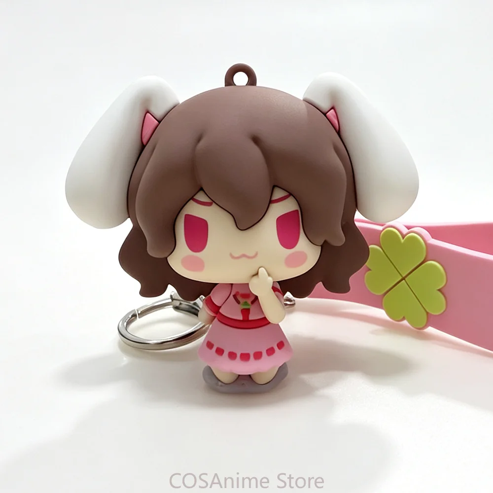 Touhou Project Tewi Inaba Divertida Figura de Anime para Cosplay, Modelo de Escritorio, Llavero, Colgante para Bolso, Regalo para Fans