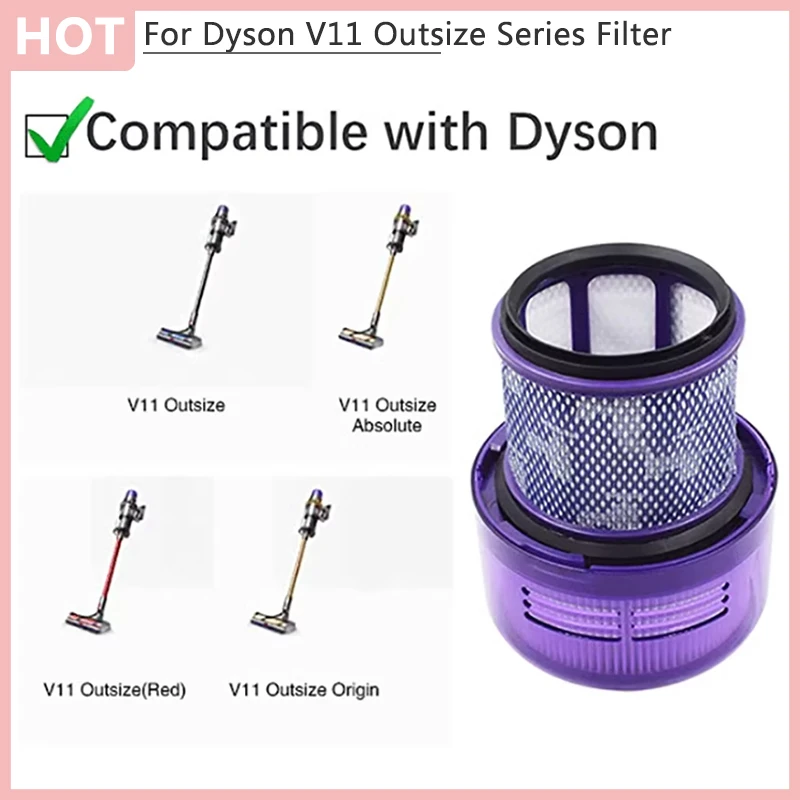 Replacement Hepa Filter Spare Parts For Dyson V11 Outsize 970422-01 Vacuum Cleaner V11 Outsize Absolute+ Strainer Accessories